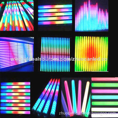 Colorful LED tube 8 segments waterproof digital LED tubesNew
